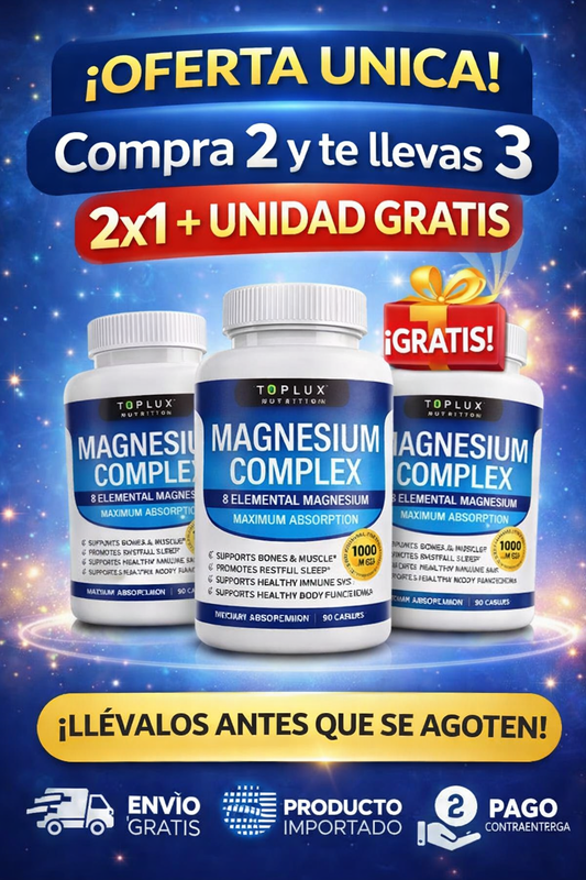Compra 2 Magnesium Complex y obtén 1 GRATIS 🎁