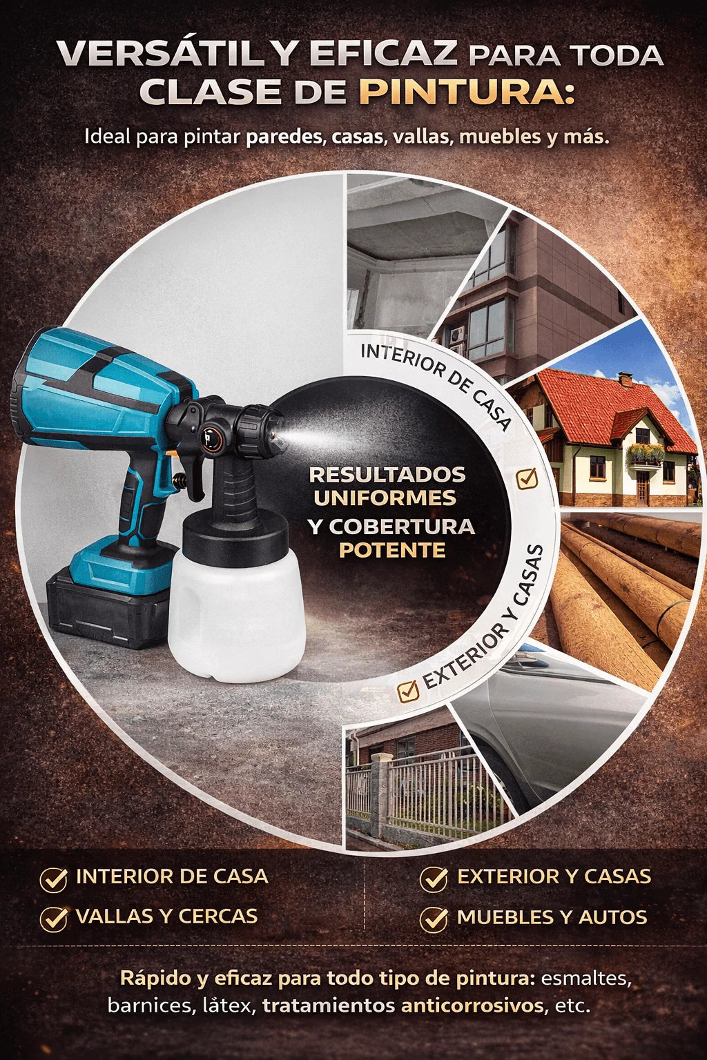 Pistola de pintura eléctrica + ENVIO GRATIS🎁