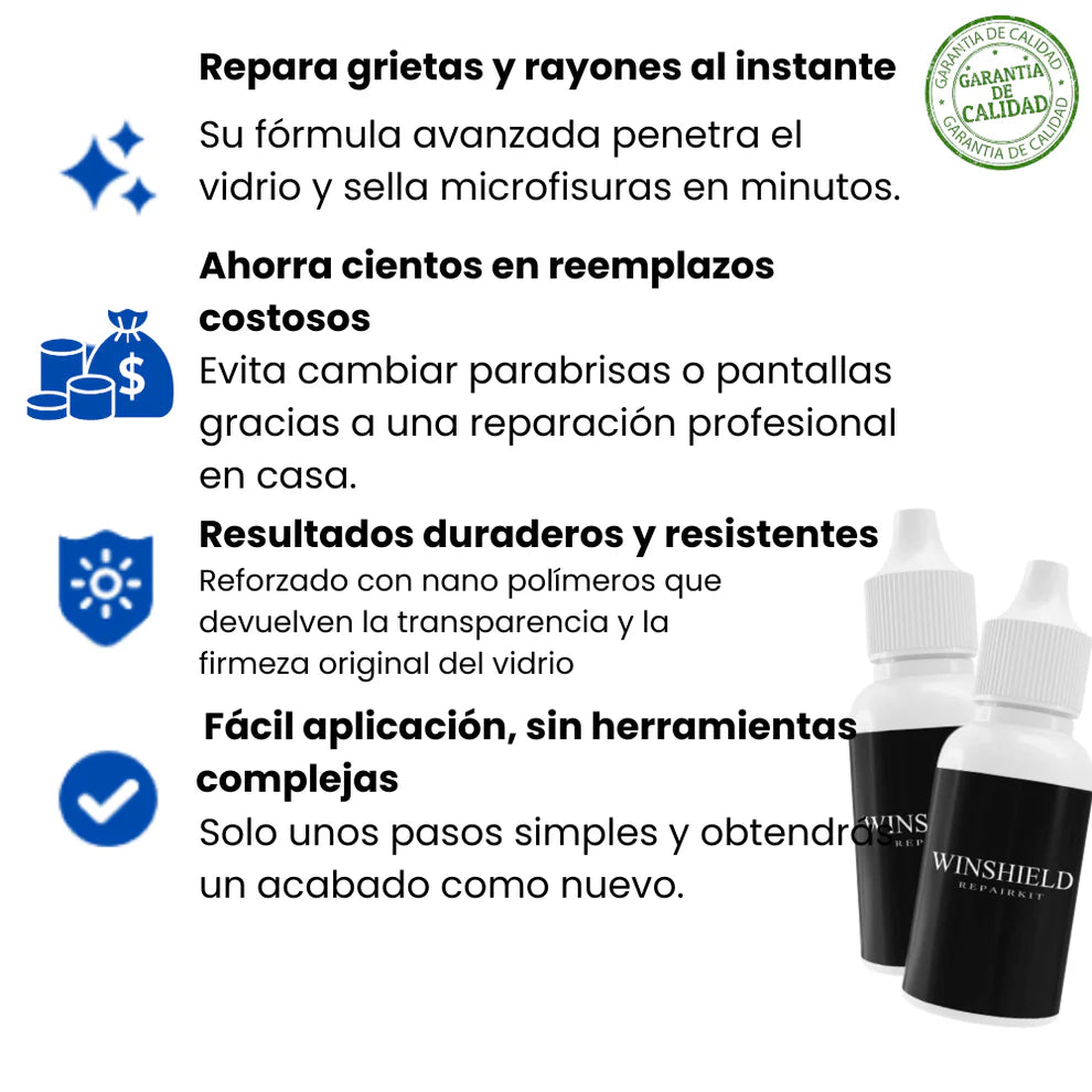NanoGlass™: Adiós a las grietas, reflejos molestos y gastos innecesarios.